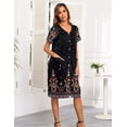 thumbnail image 6 of Ekouaer House Dresses for Women with Pockets Button Down Nightgowns Plus Size Moo Moos Mumu Dresses, 6 of 6