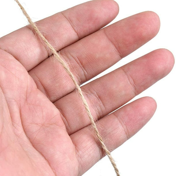Corde de corde de ficelle de jute naturelle de 2 mm, emballage