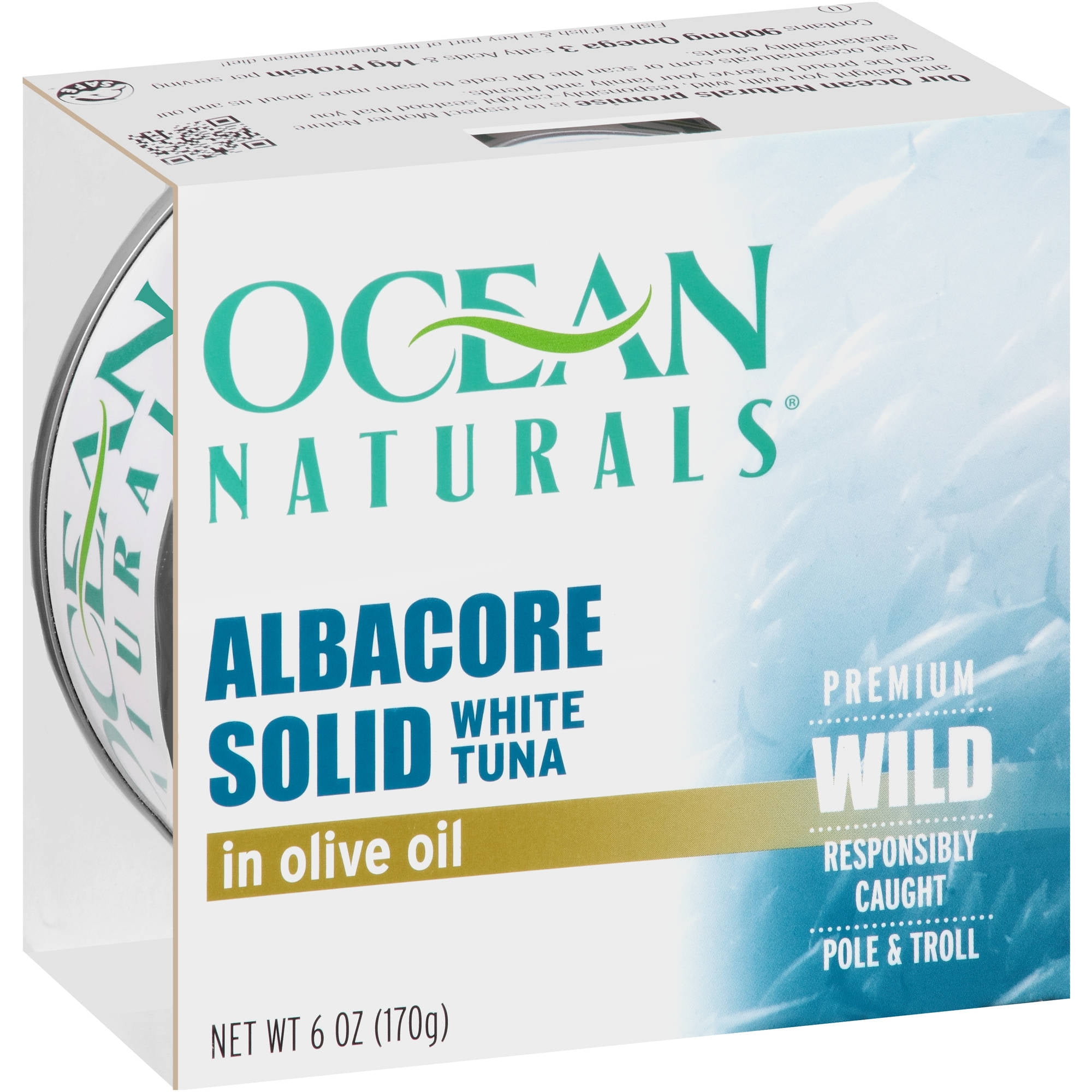 Ocean Naturals Albacore Solid White Tuna in Olive Oil, 6 oz