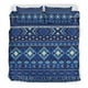 thumbnail image 3 of Juego de cama estampado azul marino LT10, 3 of 6