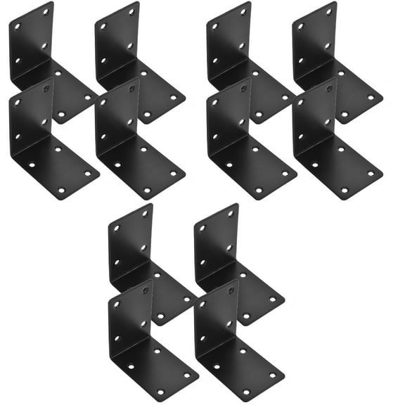 12 Pcs Angle Brackets Shelf Brackets Angle Stainless Steel Brackets Heavy Duty L Brackets