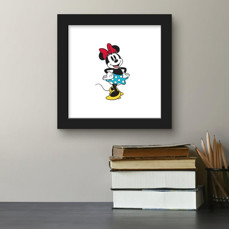 Gallery Pops Disney Mickey Mouse - Minnie Mouse Wall Art, Black