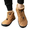 thumbnail image 2 of Npasoilc Snow Boots for men,Winter Boots with Lace Up,Ankle Boots and Fluff Boots With Fleece,Fur Lined Short Boots, 2 of 9