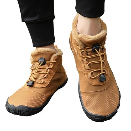 

Bnwani Boots For Women Today s Deals Flat Heel Boots Lace-Up Snow Warm Ankle-High Boots 35-47
