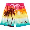 thumbnail image 4 of SILVERCELL 2 Pack Boys Swim Trunks with Boxer Brief Liner Swim Shorts Boys Compression Liner Youth Anti Swim Trunks 5-16 Years, 4 of 14