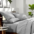 thumbnail image 6 of Bare Home 5-Piece Heathered Bed in a Bag, Twin XL, Heather Charcoal, 6 of 6