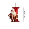 thumbnail image 3 of Meitianfacai 26 Letters Christmas Tree Decoration Pendant Christmas Tree Ornaments Personalized DIY Christmas Ornaments Christmas Decoration Xmas Tree Hanging Decor Feature, 3 of 5