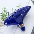 thumbnail image 4 of Btafrte Flauta Instrumento Musical Ocarina Con Llave C 12 Agujeros Con Cordón Azul, 4 of 6
