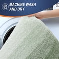 thumbnail image 6 of Buganda Microfiber Bathroom Rugs, 24"x59" Sage Green Luxury Extra Soft and Absorbent Bath Mat, Non-Slip Plush Bath Carpet, 6 of 7