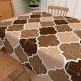 thumbnail image 4 of Nanqianyi Art Geometric Tablecloth,Waterproof Stain Resistant Rectangle Table Cover for Dining Kitchen,60x102 Inch, 4 of 6