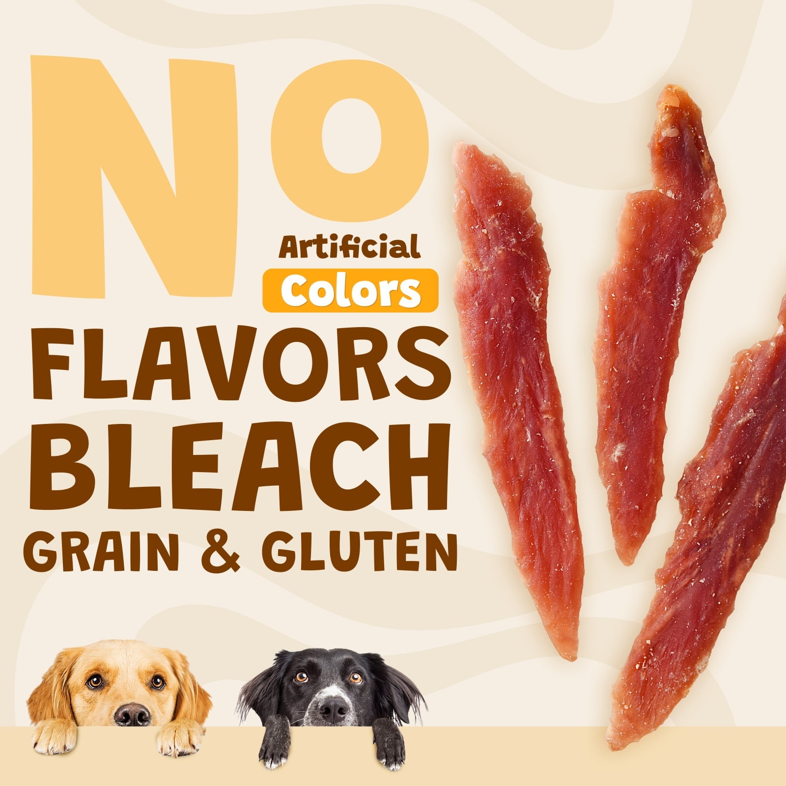 (2 pack) ASMPET Duck Jerky for Dogs, Natural Low Fat Snacks for Small Medium Large Dogs, 10.6oz