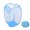 Light Blue, variant on Mightlink Popup Laundry Basket - Foldable Popup Mesh Hamper Dirty Clothes Basket with Carry Handles