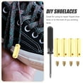 thumbnail image 3 of 1 Set Shoelace Aglets Quadrilateral Shoelace Tips DIY Shoelace Accessories (Golden), 3 of 6