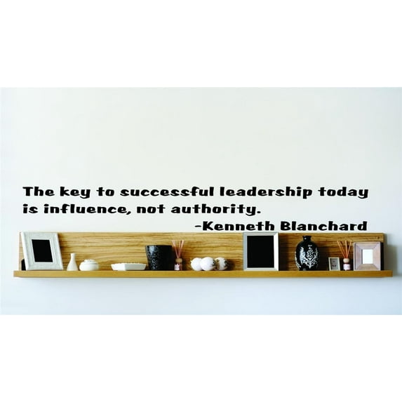 Living Room Art The Key To Successful Leadership Today Is Influence, Not Authority. Kenneth Blanchard 15x15