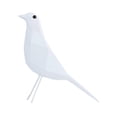 thumbnail image 2 of Figura moderna de pájaro, estatua de resina, decoración para el hogar, escultura decorativa única Blanco, 2 of 9