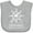 AC-Heather Grey, variant on Inktastic Nags Head North Carolina Boys or Girls Baby Bib