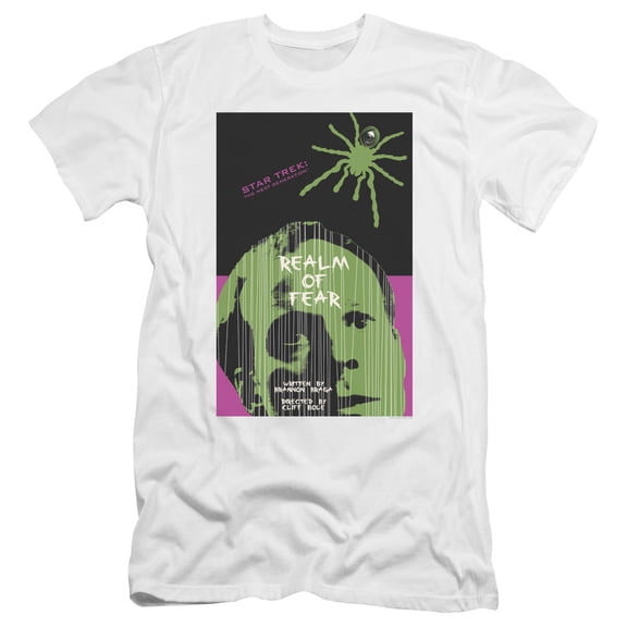 Star Trek Tng Season 6 Episode 2 Premium Canvas Adult Slim Fit 30/1 T-Shirt White