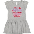 thumbnail image 3 of Inktastic Valentine's Day I'm My Daddy's Girl and My Mommy's World Girls Toddler Dress, 3 of 5
