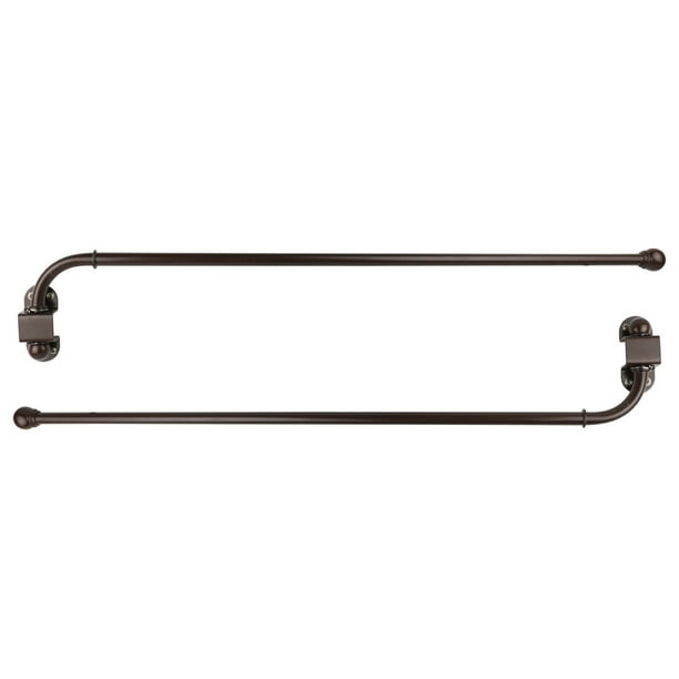 Urbanest Swing Arm Rods, 1/2", 24"38", Bronze, Set of 2