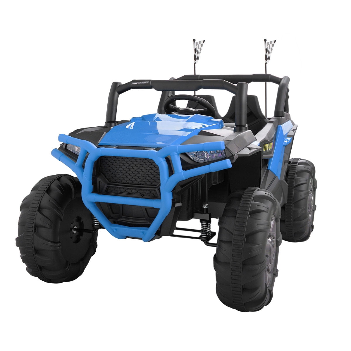 Kepooman 12V Kids Ride on Car, SUV Toy Battery Powered Car with Remote Control RC, MP3 (Blue)