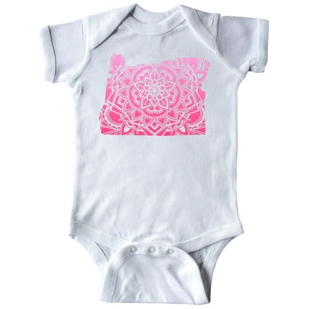 

Inktastic Oregon Silhouette Mandala Gift Baby Boy or Baby Girl Bodysuit