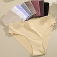 thumbnail image 3 of CUSTZ 9 Pack Women's Underwear Seamless Bikini Panties Low Rise Cheeky Underwear Stretch Hipster Brief for Ladies PT000001-1, 3 of 11
