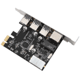 thumbnail image 4 of PCIe Slot to RJ45 USB 3.0 PCIe Expansion Card,with Gigabit Ethernet Controller PCI Express Adapter for Desktop PC, 4 of 7