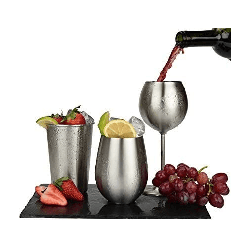 Wine Glasses Set of 4 – 18oz Elegant Wine Glass Gift Set – Modern Long Stem  Crystal Wine Glasses for…See more Wine Glasses Set of 4 – 18oz Elegant
