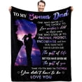 thumbnail image 1 of LHSHID Gifts for Papa Blanket Flannel Soft and Comfortable Anti static Bed Sofa Blanket 60x80in, 1 of 5