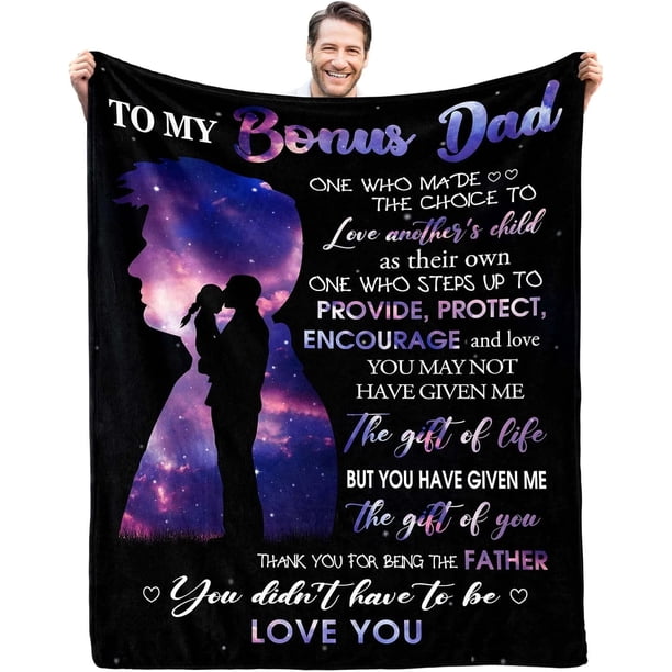 LHSHID Gifts for Papa Blanket Flannel Soft and Comfortable Anti static Bed Sofa Blanket 60x80in