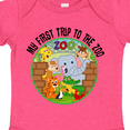 thumbnail image 4 of Inktastic First Trip to the Zoo Boys or Girls Baby Bodysuit, 4 of 5