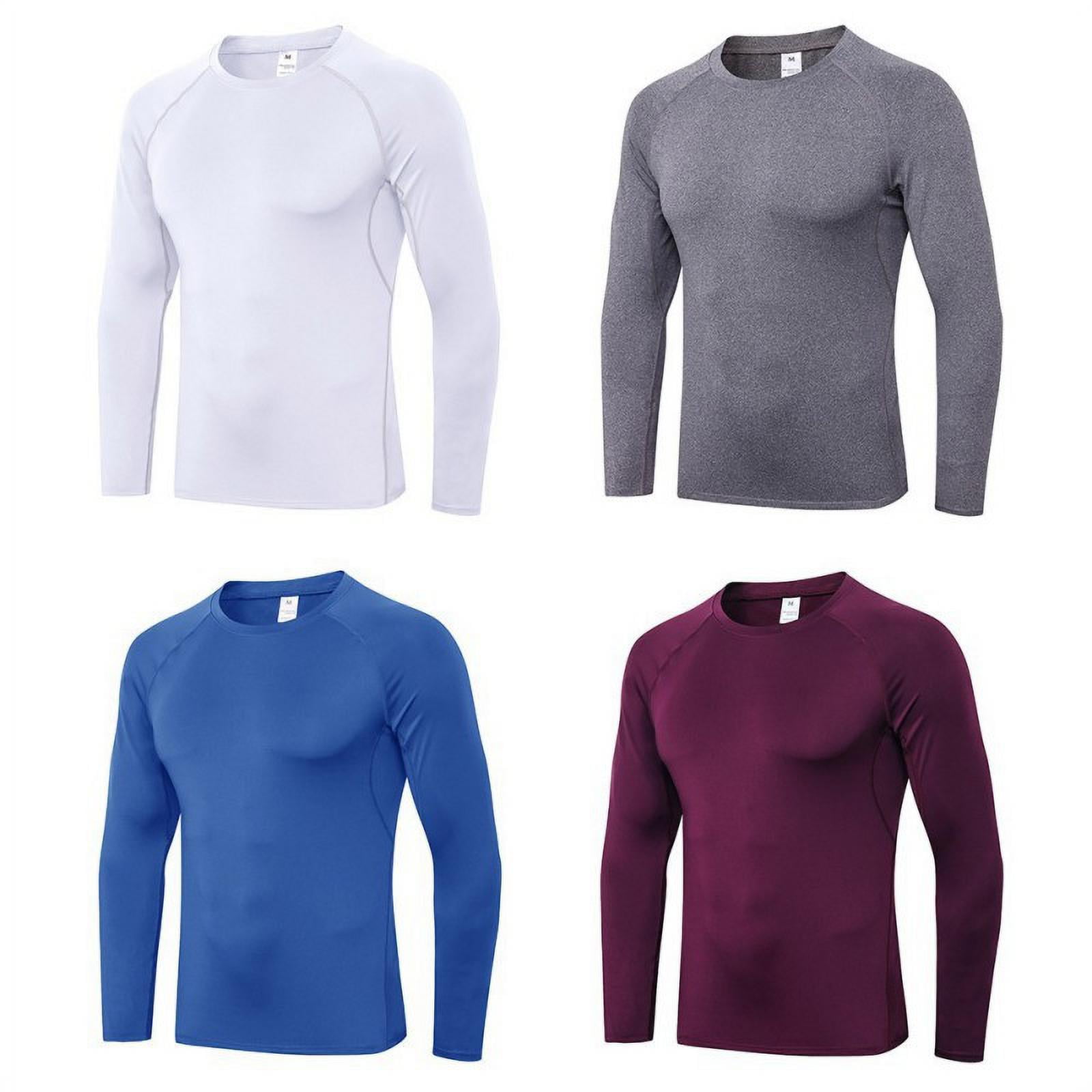 MLYENX Long Sleeve Tee Shirts for Men Moisture Wicking Long Sleeve Shirts  Sun Protection Workout Shirts for Running : : Clothing, Shoes 