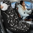 thumbnail image 2 of Uorisanigo Car Seat Covers for Front Seats, Soft Comfy Vehicle Seat Protection Covers, Warm Plush Halloween Bat Print Auto Bucket Seats Cover, 2 Packs, 2 of 7