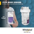 thumbnail image 4 of Filtro de sedimentos de gran capacidad para toda la casa Whirlpool WHKF-GD25BB, 4 of 7