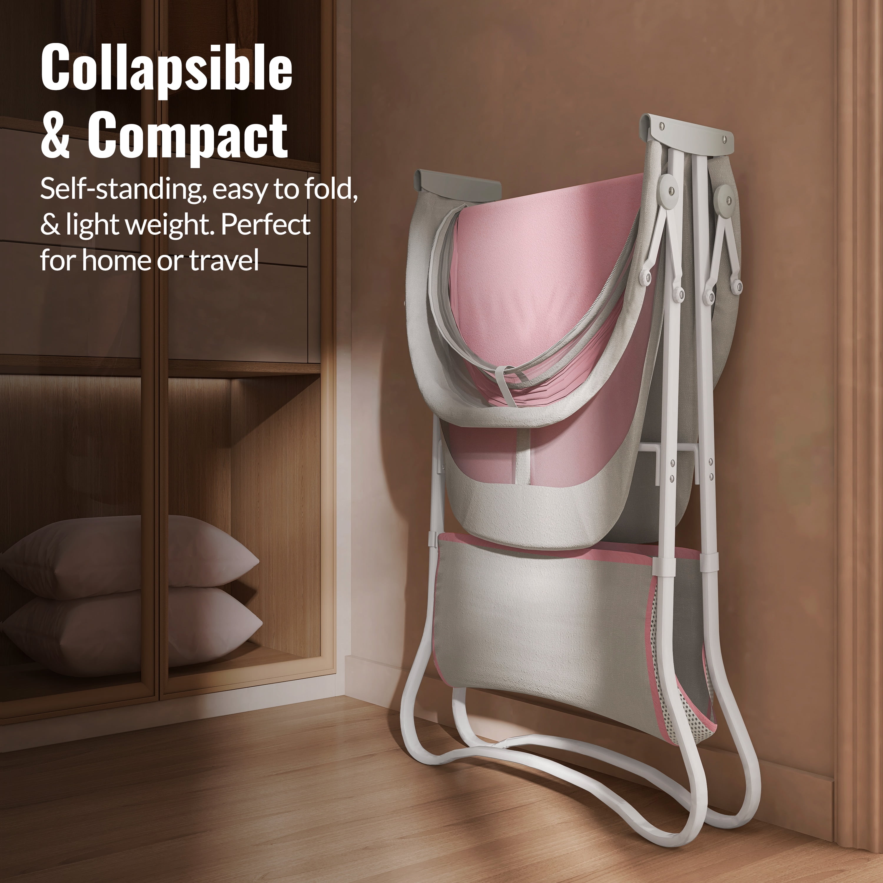 Dream On Me Karley, Portable, Lightweight, Folding Bassinet, Foldable Bassinet