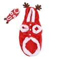 thumbnail image 4 of Pet Christmas Clothes, Soft Snap Buttons Closure Warm Dog Winter Costume Cute  For Theme Party For Cat M, 4 of 8