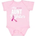 thumbnail image 3 of Inktastic Breast Cancer Awareness My Aunt is a Fighter Boys or Girls Baby Bodysuit, 3 of 5