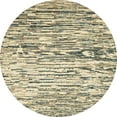 thumbnail image 1 of Ahgly Company Indoor Round Abstract Brown Gold Abstract Area Rugs, 3' Round, 1 of 6