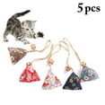 thumbnail image 2 of 5PCS Chew Toy Floral Pattern Bell Hanging Cat Bite Toy Pet Chew Toy Catnip Toy, 2 of 10