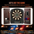 thumbnail image 2 of KFFKFF Dartboard with Cabinet Kit, Play-Set Bundle Dartboard Cabinet Kit, Concealed Cabinet Offers Digital Scorekeeping, Simple Installation, Comes with All Required Accessories, 2 of 9