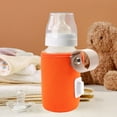 thumbnail image 7 of WHAMVOX Baby Bottles Warmer Bottle Warmer Milk Bottle Heater Travel 11X7X7CM Orange, 7 of 7
