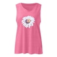 thumbnail image 3 of Wycnly Tank Top for Women Tank Top for Women Workout Sports Breathable Loose Fit Tank Top Cute Daisy Print Sleeveless T Shirts Ladies Sleeveless Shirt, 3 of 3