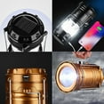 thumbnail image 2 of Linterna solar plegable funcional YUNYI BRAND LED negro 13,5 × 9 × 8 cm, 2 of 8