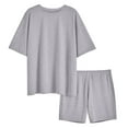thumbnail image 6 of SUNBS 2 Piece Outfit for Women Lounge Sets Oversized Tshirts Matching Biker Short Summer Clothing, Sizes S-2XL, 6 of 10