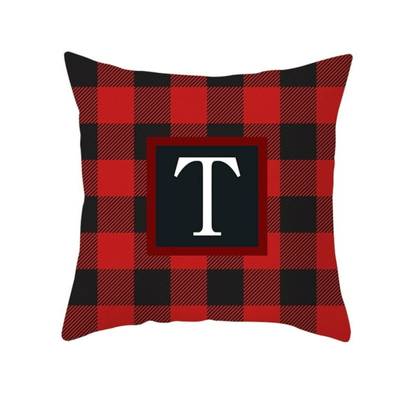 onlyliua ¡ ¡Promoción de Temporada! Almohada Navideña con Muñeco Sin Rostro, Gnomo Enano, Duende, Enrejado, Navidad, Copo de Nieve, Melocotón, Funda de Almohada Estampada para Sofá