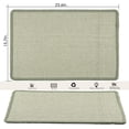 thumbnail image 4 of Alfombrilla rascadora para gatos, rascador de sisal de 23,6 x 15,7 pulgadas para gatos de interior con velcro, almohadilla para rascar para gatos en la pared del piso, alfombra horizontal para rascar, 4 of 4