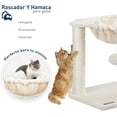 thumbnail image 2 of Hamaca para Gato Bluelander, Rascador, Beige, 2 of 5