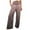 Brown, variant on hotojiny Wide Leg Linen Pants for Women Elastic High Wasited Baggy Palazzo Pants Pull On Lounge Trousers with Pockets