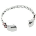 thumbnail image 1 of unbranded Banda Para En Inoxidable Con Diamantes Elegante Y Duradera, 1 of 8
