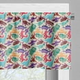 thumbnail image 5 of Ambesonne Dinosaur Valance & Curtain, Funny Monsters Cartoon, 55"x45", Multicolor, 5 of 6